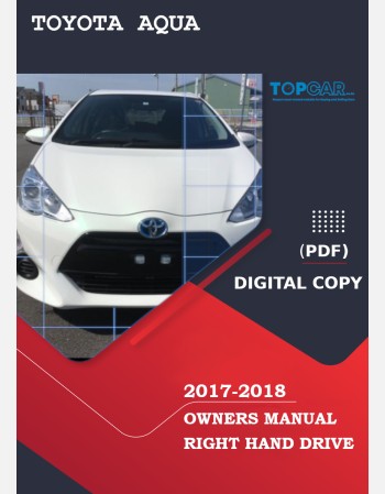 toyota aqua hybrid 2017-2018 owners manual
